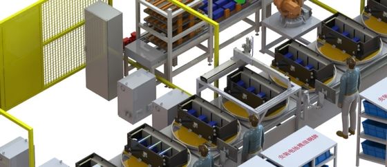 Linha de produção de alta velocidade produtividade alta da bateria de lítio para fabricantes da bateria