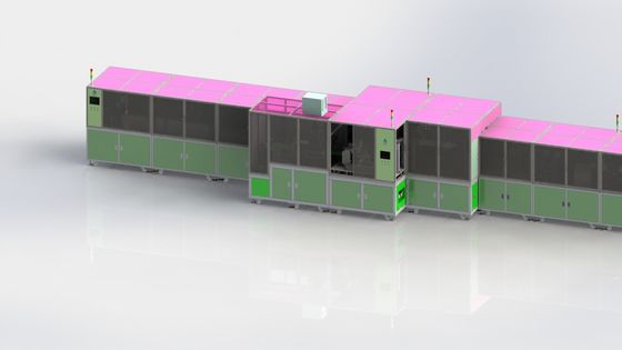 Linha de produção alta da bateria de lítio da segurança profissional com capacidade de produção alta