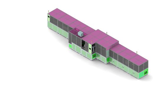 Linha de produção alta da bateria de lítio da segurança profissional com capacidade de produção alta
