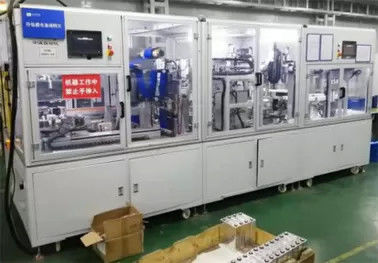 Orelha cilíndrica de Ion Battery Assembly Line Pole do lítio do de alta capacidade que forma a máquina