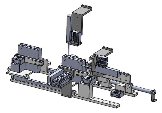 Orelha recarregável de Ion Battery Assembly Line Pole do lítio do de alta capacidade que forma a máquina
