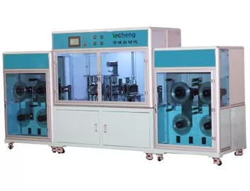 Orelha recarregável de Ion Battery Assembly Line Pole do lítio do de alta capacidade que forma a máquina
