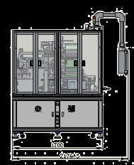 Linha branca máquina de estratificação da produção da bateria de íon de lítio da estação do dobro