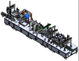 Auto cadeia de fabricação máquina da bateria de íon de lítio de fita adesiva de alumínio de Shell