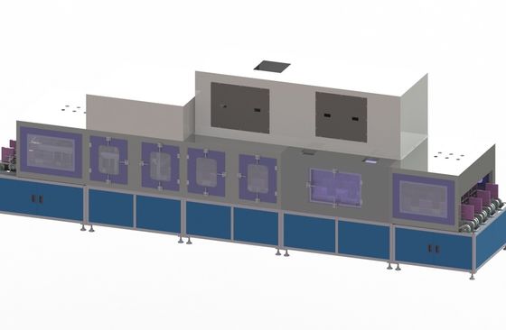 Lítio automático Ion Battery Production Line 18PPM/Min For Square Battery Cleaning