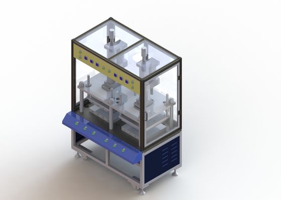 imprensa quente e fria da bateria do equipamento de fabricação da bateria do íon de 15ppm Li após o enrolamento