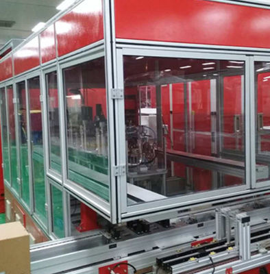Linha de produção máquina da bateria de lítio do PLC de enchimento líquida de AC220V