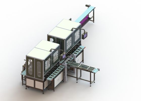 cadeia de fabricação equipamento quente da bateria de íon de lítio 15PPM da pressão fria da estação do dobro