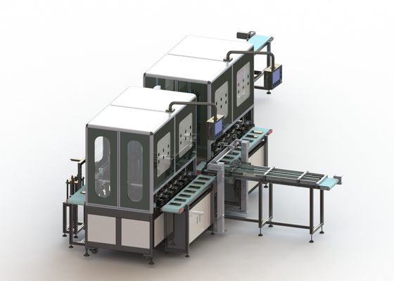 cadeia de fabricação equipamento quente da bateria de íon de lítio 15PPM da pressão fria da estação do dobro