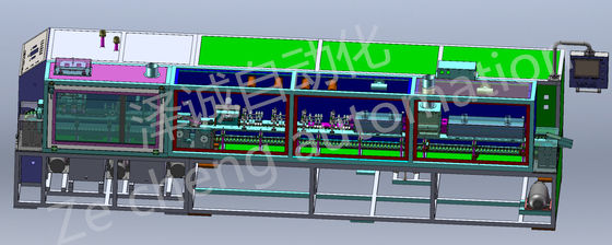 Máquina de limpeza cilíndrica da bateria de lítio, lítio Ion Battery Production Line