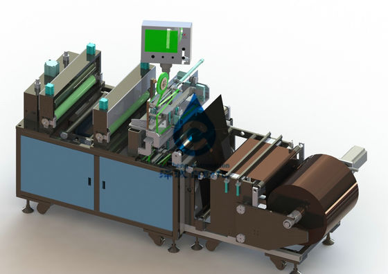 Máquina de corte da fita adesiva de parte de polo da bateria que desenrola-se automaticamente