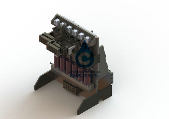 Linha de produção máquina da bateria de lítio de enchimento líquida do capacitor super