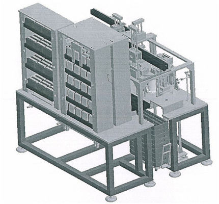 Máquina de alimentação automática de Shell do alimentador da pilha de bateria acesso fácil aos materiais