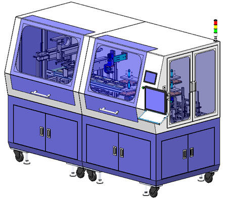 Linha automática detector da máquina da laminação do tela táctil do PLC da qualidade de Polo