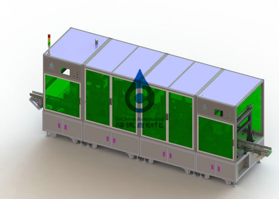 Única cadeia de fabricação gravação do bloco da bateria da posição 800KG da bateria e máquina de embalagem