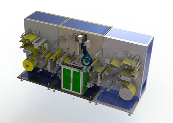 Linha de produção máquina da bateria de carro de corte do laser Polo