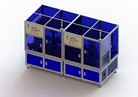 Linha de produção gravação da bateria de carro 40PPM da cauda da pilha do quadrado de 1500KG em Shell Machine