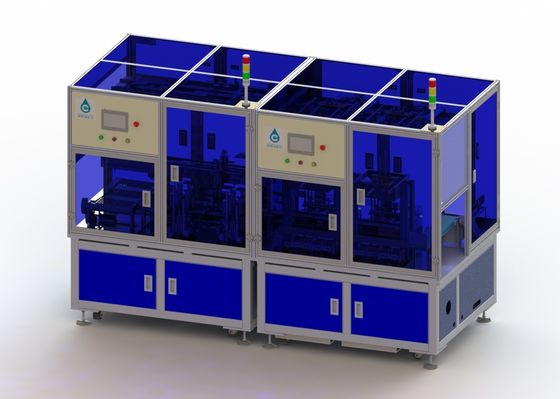 Linha de produção gravação da bateria de carro 40PPM da cauda da pilha do quadrado de 1500KG em Shell Machine