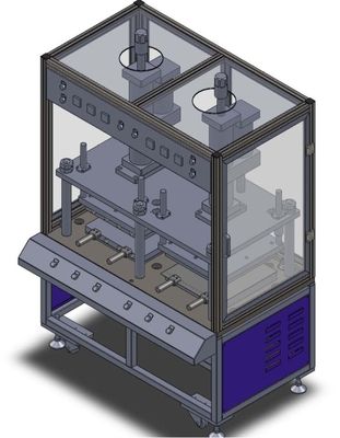 Máquinas semi automáticas da fabricação da bateria de íon de lítio para a pressão quente
