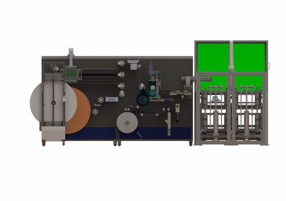 Estrutura simples do único equipamento automático do algodão do ingresso da espuma da bateria