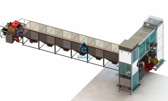 Cadeia de fabricação linha da bateria de íon de lítio do níquel de produção da placa da bateria de cádmio de níquel