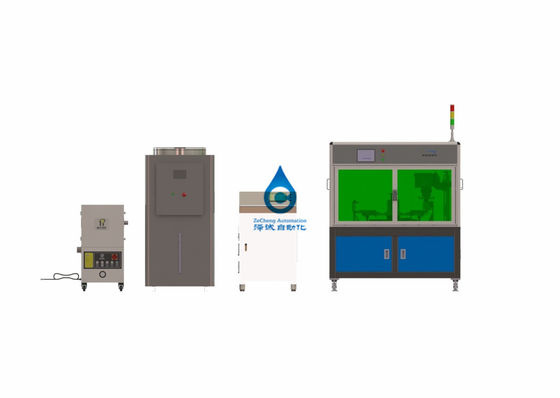 Dispositivo da soldadura de laser do PLC de Omron para a coluna de Polo da pilha de bateria do níquel do zinco