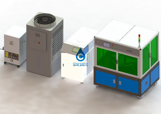 Dispositivo da soldadura de laser do PLC de Omron para a coluna de Polo da pilha de bateria do níquel do zinco
