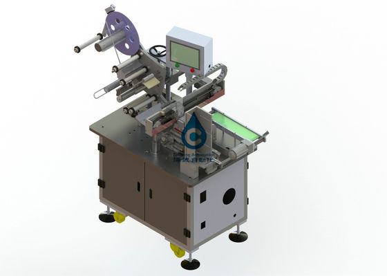 Cadeia de fabricação bateria do bloco da bateria de 10 PCS/min Shell Labeling Machine de Digitas