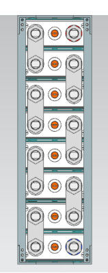 Bateria composta do zinco do níquel da bateria 12V120Ah do zinco do ni 8PCS