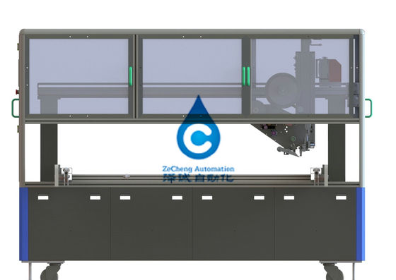 PLC automático quadrado da máquina de gravação do módulo de bateria para a folha da barra