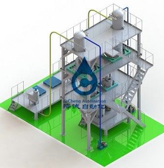 linha de produção máquina da bateria de carro 2000Kg/H de mistura automática dos materiais do cátodo do ânodo