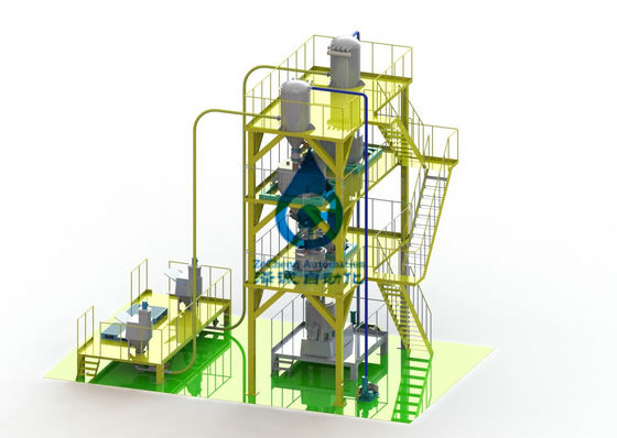 linha de produção máquina da bateria de carro 2000Kg/H de mistura automática dos materiais do cátodo do ânodo