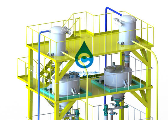 linha de produção máquina da bateria de carro 2000Kg/H de mistura automática dos materiais do cátodo do ânodo