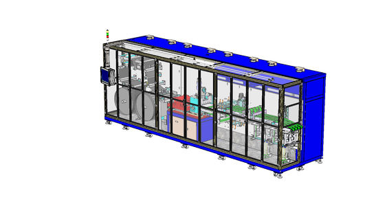 Máquina cortando 220V do metal 30PPM de alta velocidade para a parte de polo da bateria