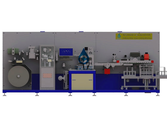 cortador do laser da parte de 3kw Li Ion Battery Manufacturing Equipment Battery polo