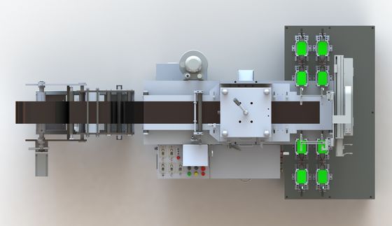 Máquina cortando 30PPM 3kw 220V do laser da parte de polo da bateria com talões de Polo