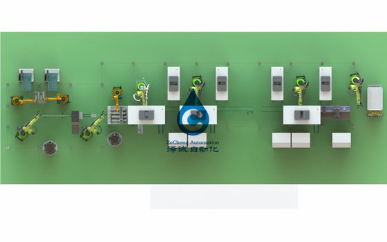 Cadeia de fabricação automática do bloco de 18650 baterias do equipamento de produção da bateria 100PPM