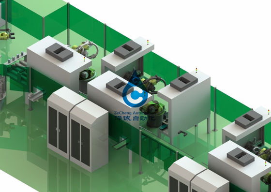 Cadeia de fabricação automática do bloco de 18650 baterias do equipamento de produção da bateria 100PPM