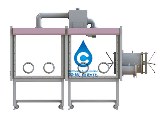 2 caixa de luva protetora da caixa do gás inerte da seção do equipamento de produção 2 da bateria do quilowatt