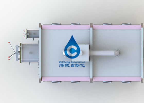 2 caixa de luva protetora da caixa do gás inerte da seção do equipamento de produção 2 da bateria do quilowatt